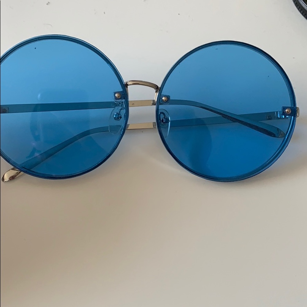 cool blue 80s Shades